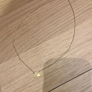 Gold Mountain Pendant Necklace